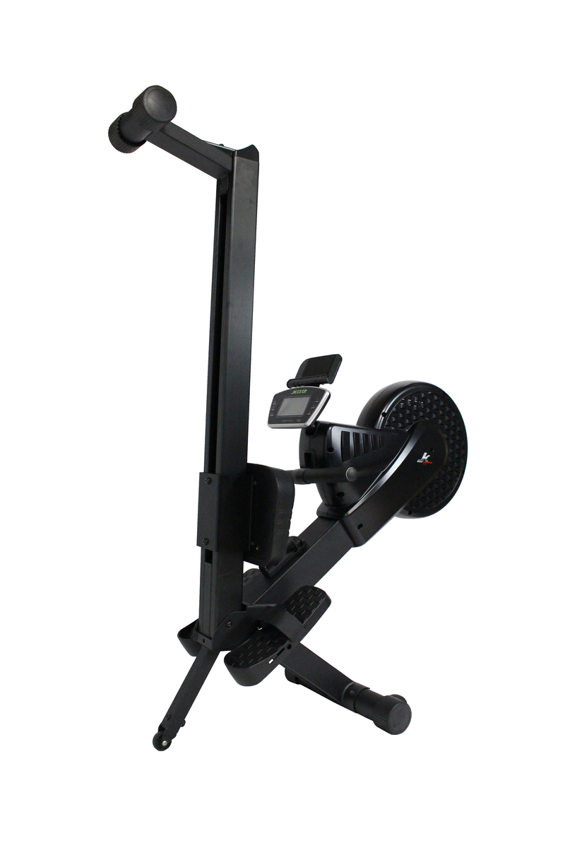 Le rameur semi-commercial auto-générateur peut être plié facilement pour le stockage