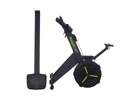 Máquina de remo semiautomática plegable con doble resistencia magnética y de aire